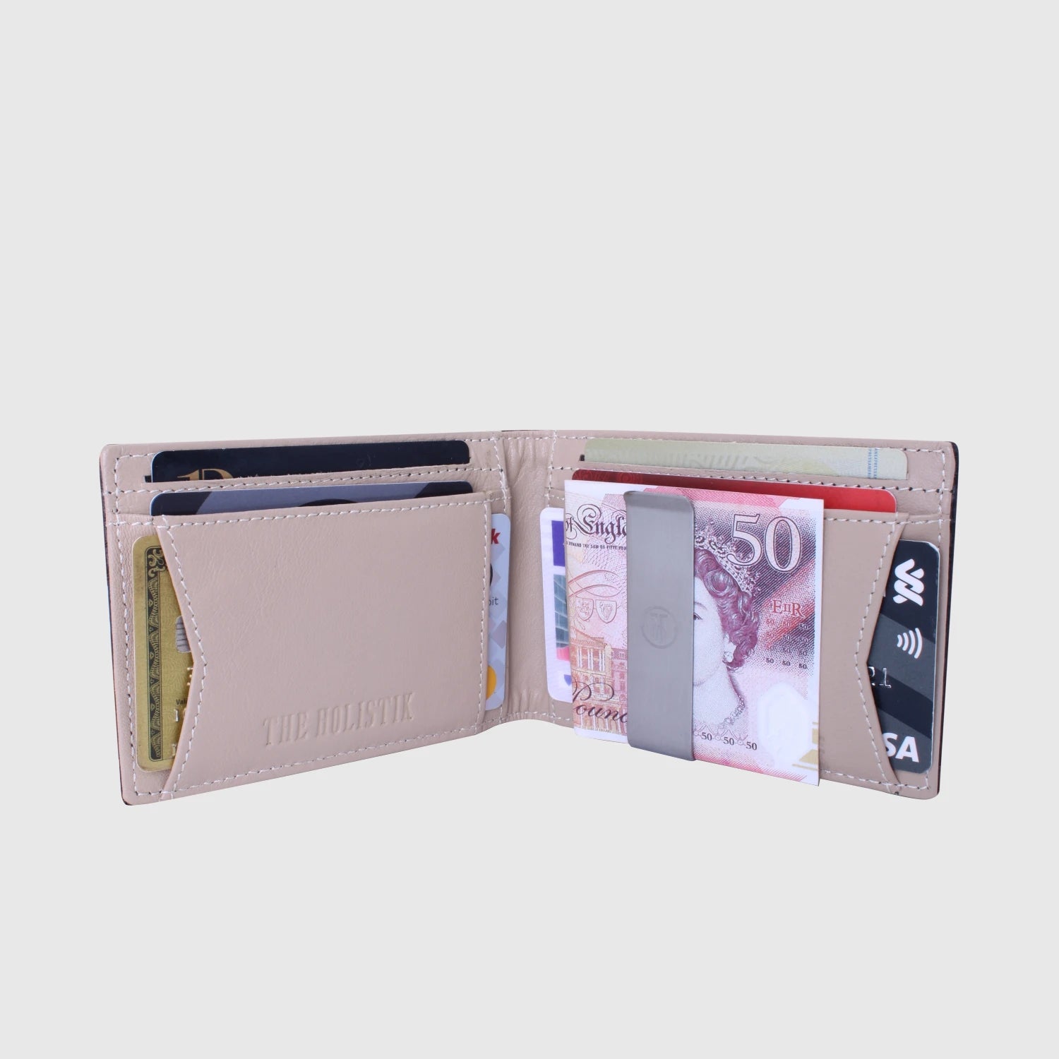 Bill Clip Men’s Genuine Leather Money Clip Wallet
