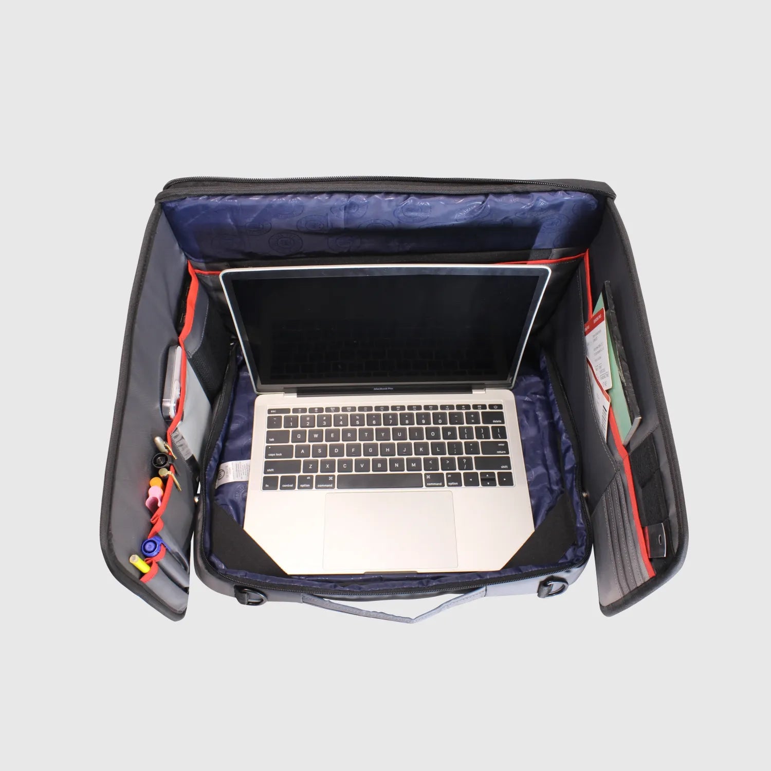 Blinker Privacy Laptop Bag | Laptop Bag with Privacy Mode | Grey