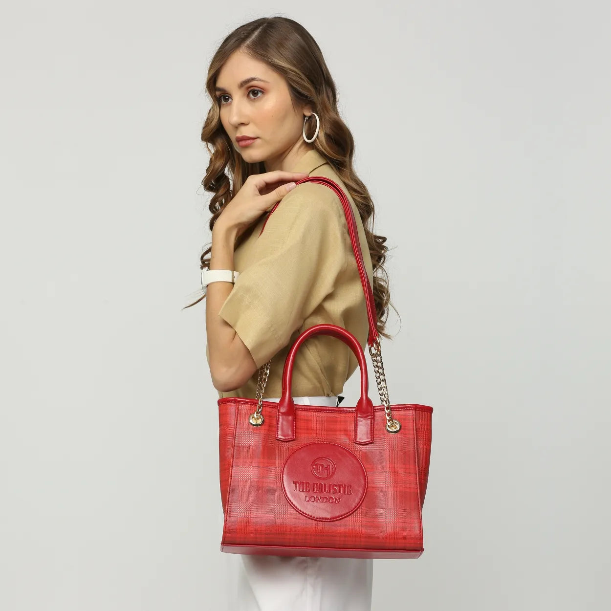 Blossom Women’s Handbag | Shoulder Sling Bag for Women | Red Handbag