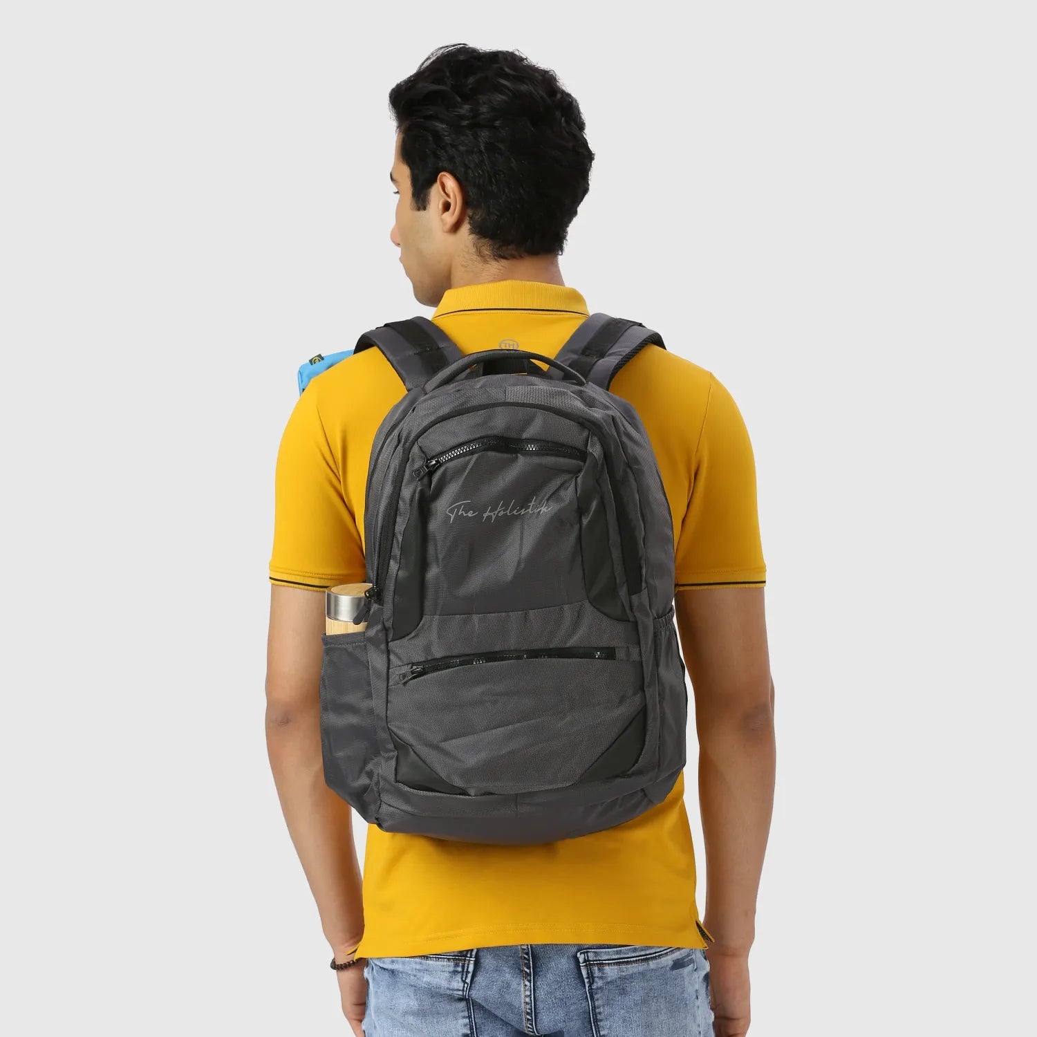 Breeze Stylish Backpack | Laptop Compartment | Rain Cover | Quick Access Pockets