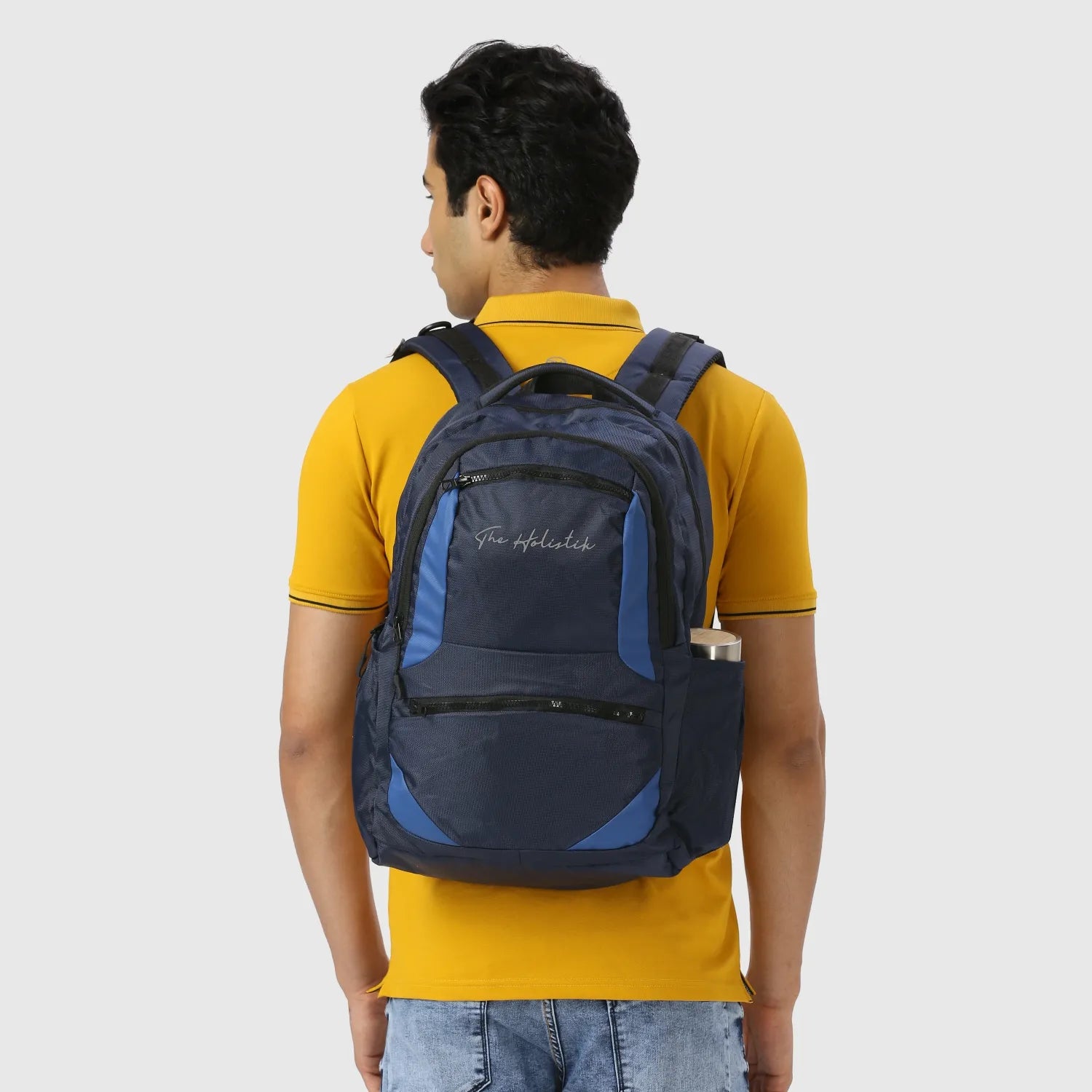 Breeze Stylish Backpack | Laptop Compartment | Rain Cover | Quick Access Pockets