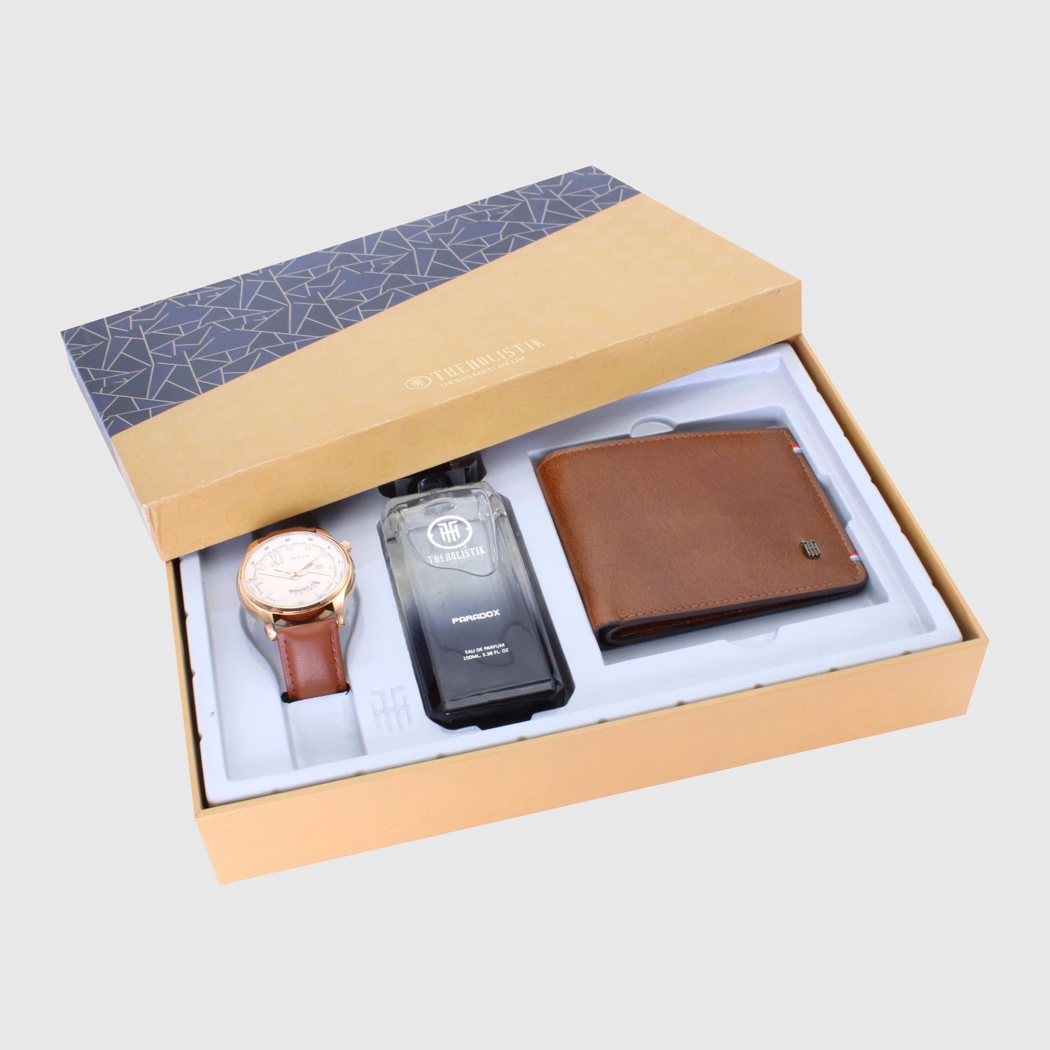 Code II Men’s Watch Parfum Wallet Combo