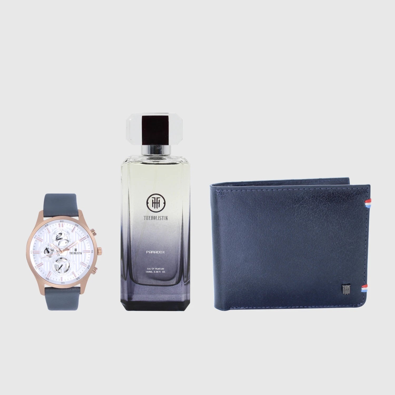 Code III Men’s Watch Parfum Wallet Combo