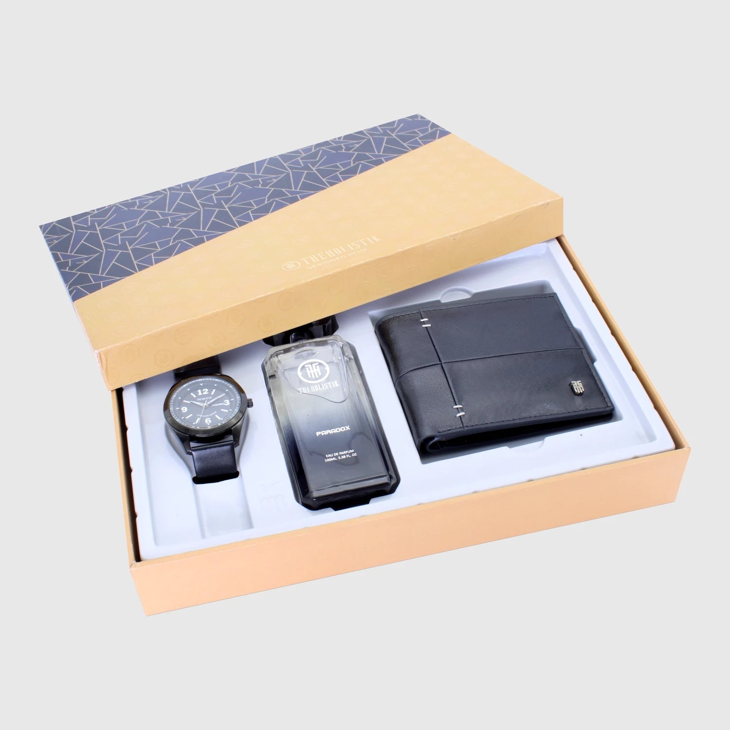 Code Men’s Watch Parfum Wallet Combo