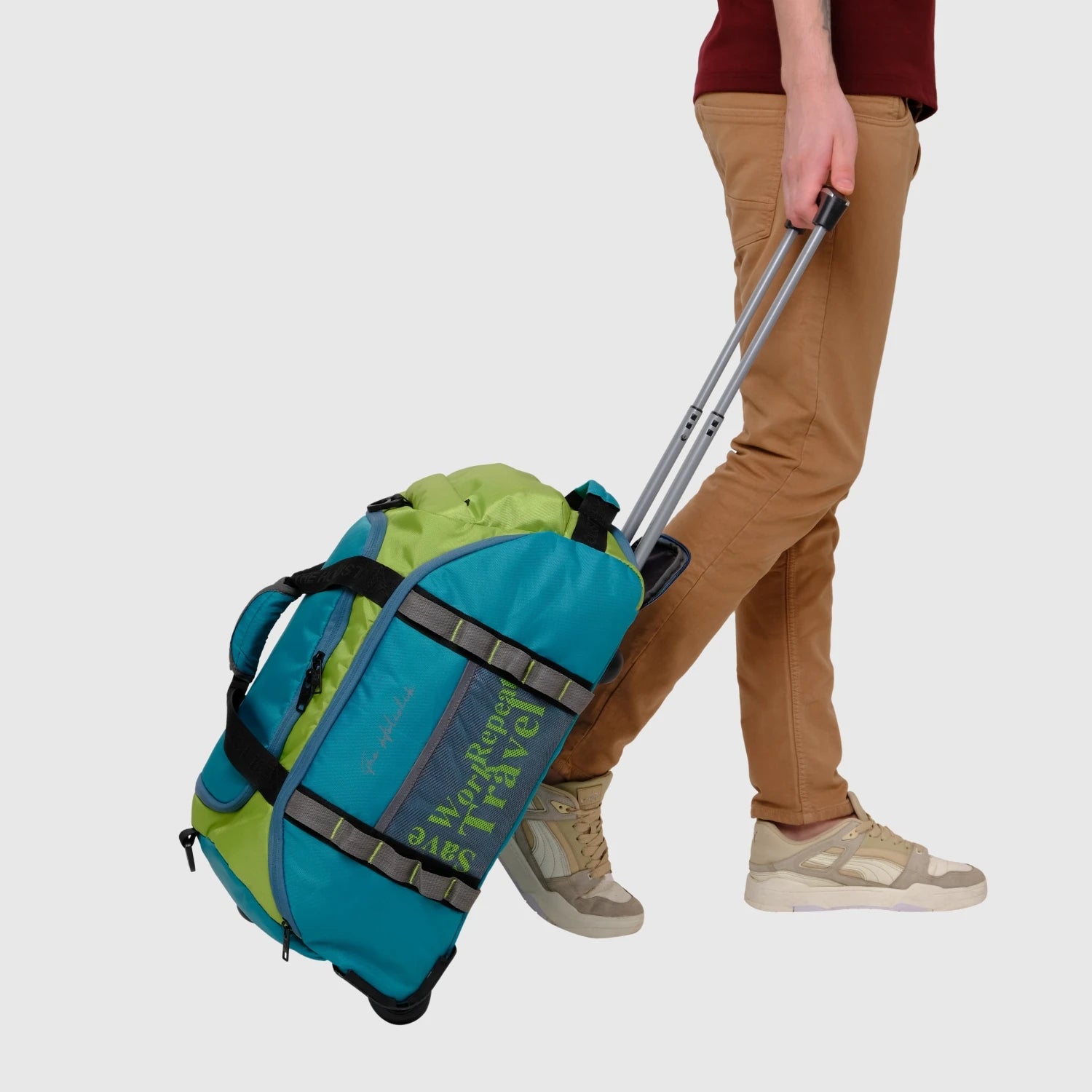 Crossroad Duffel Trolley Bag for Men/Women | Stylish Duffel Bag Mens