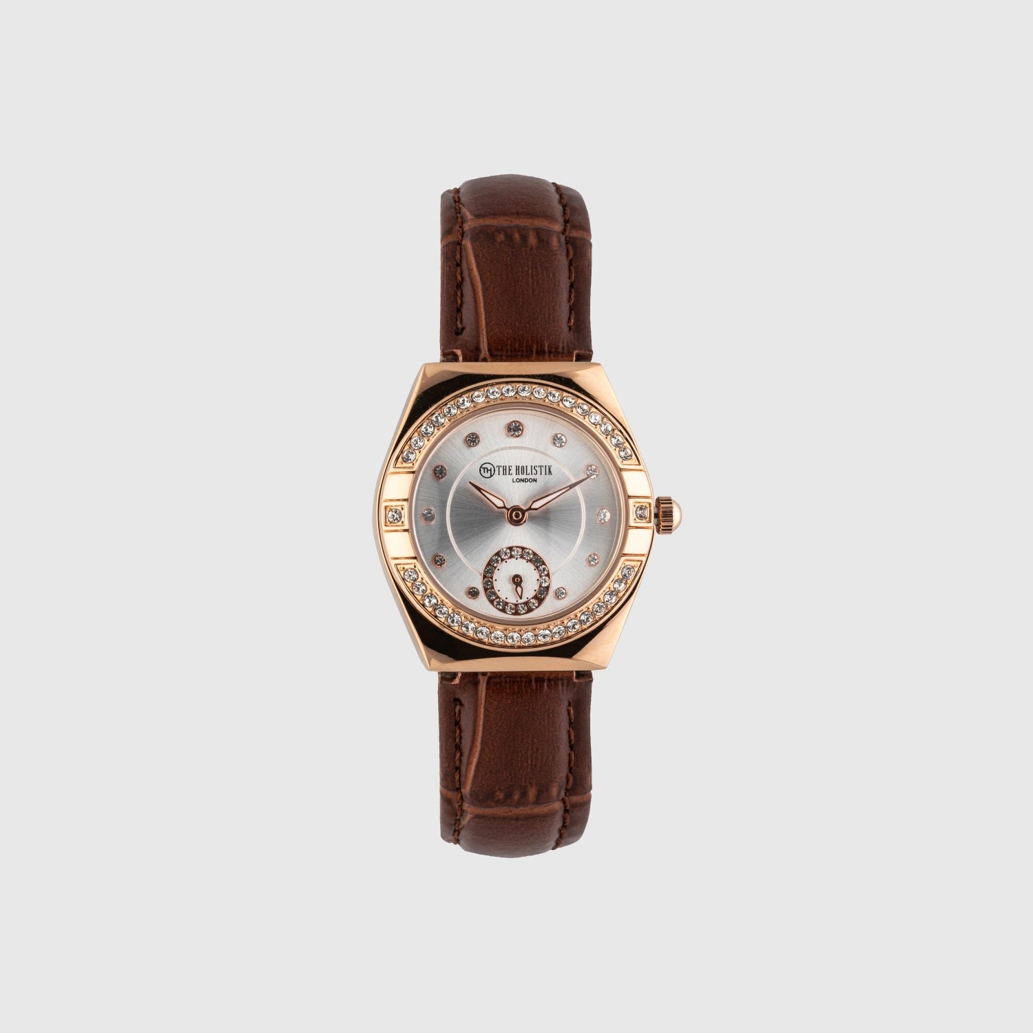 Dazzle Elite Women’s Luxury Watch | Crystal Studded Dial | Rose Gold Finish | Premium Party & Evening Wear