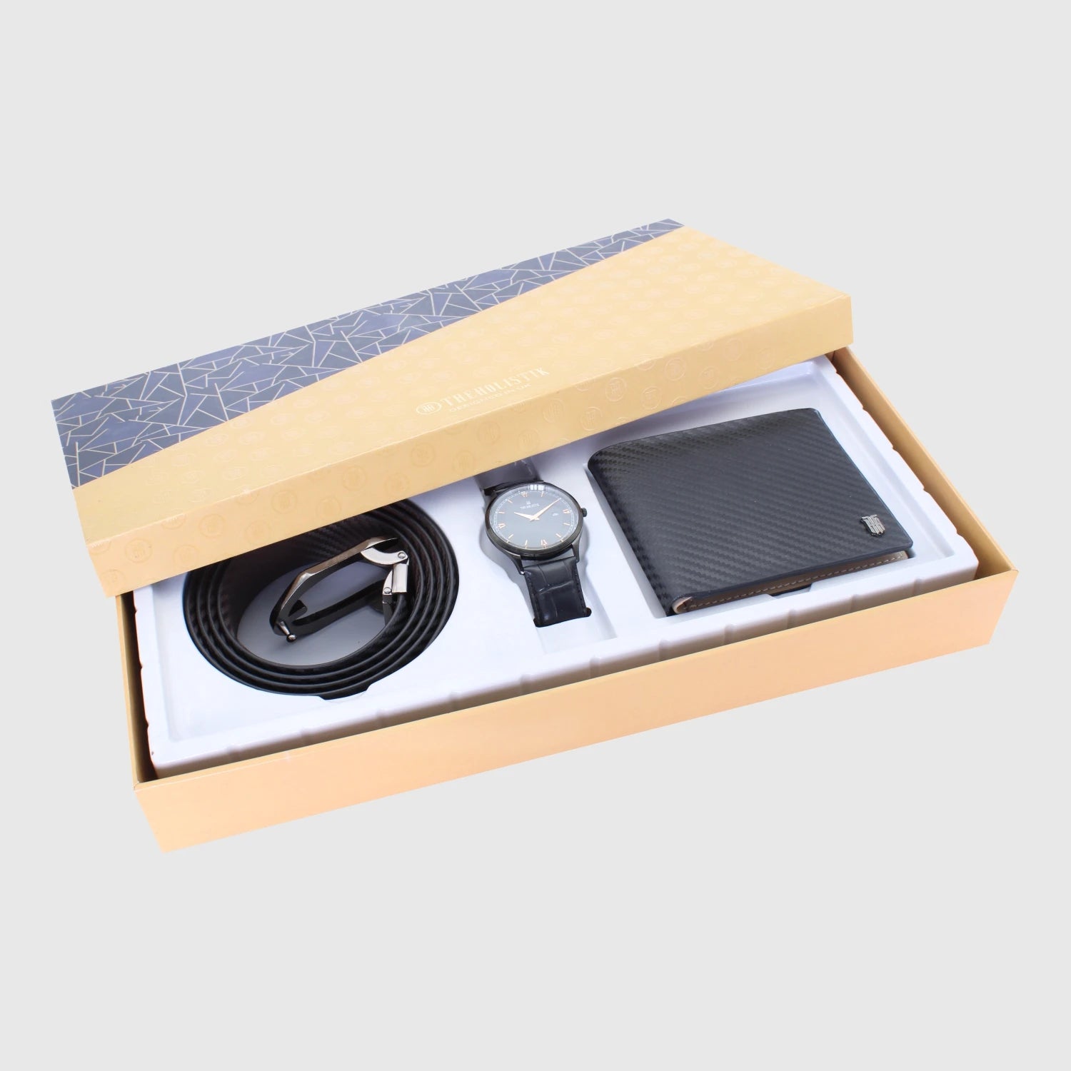 Elegance Men’s Belt Watch Wallet Combo