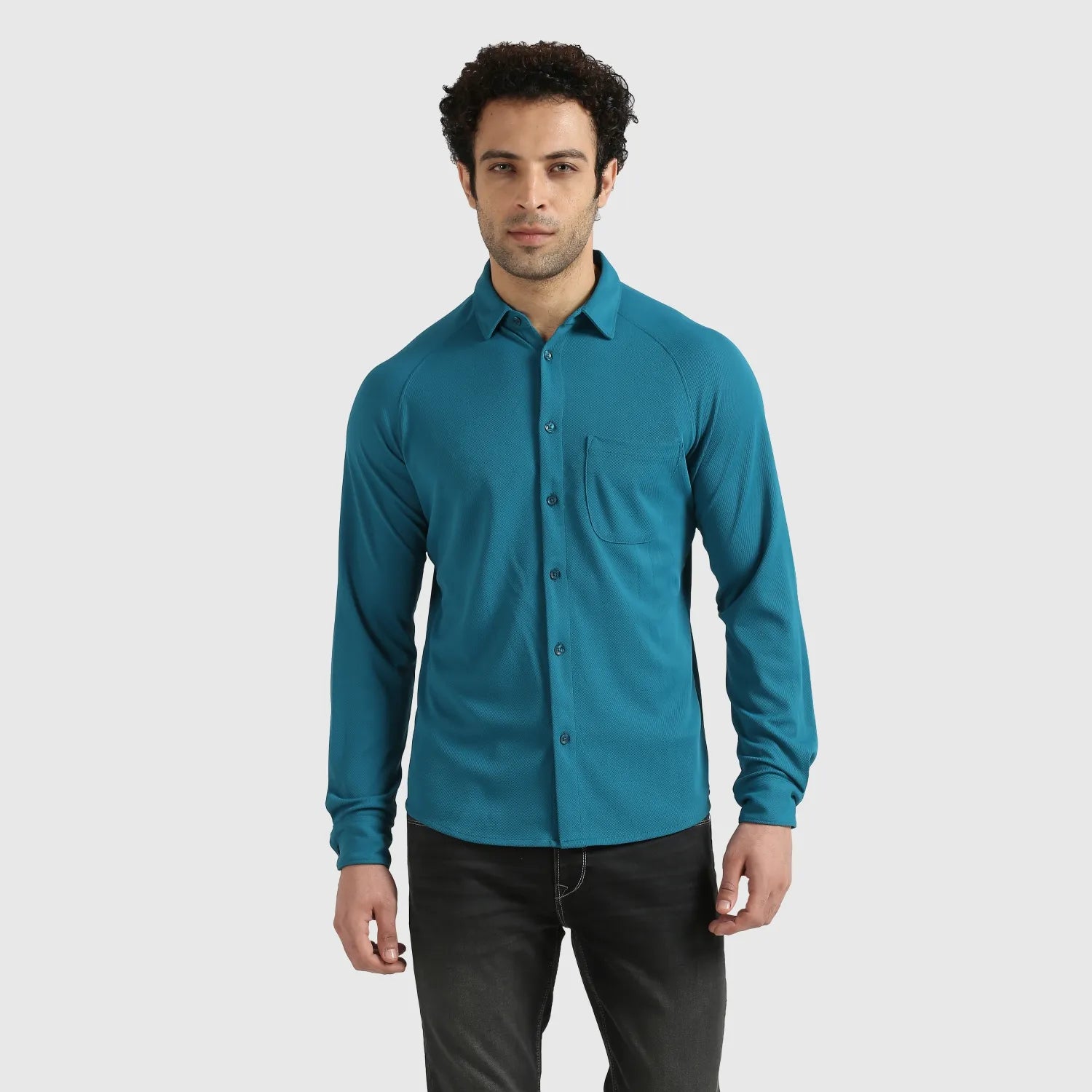 Esquire Men's Casual Shirt | Micro Polyester | Breathable Long Sleeve Shirt | Smart Shirt