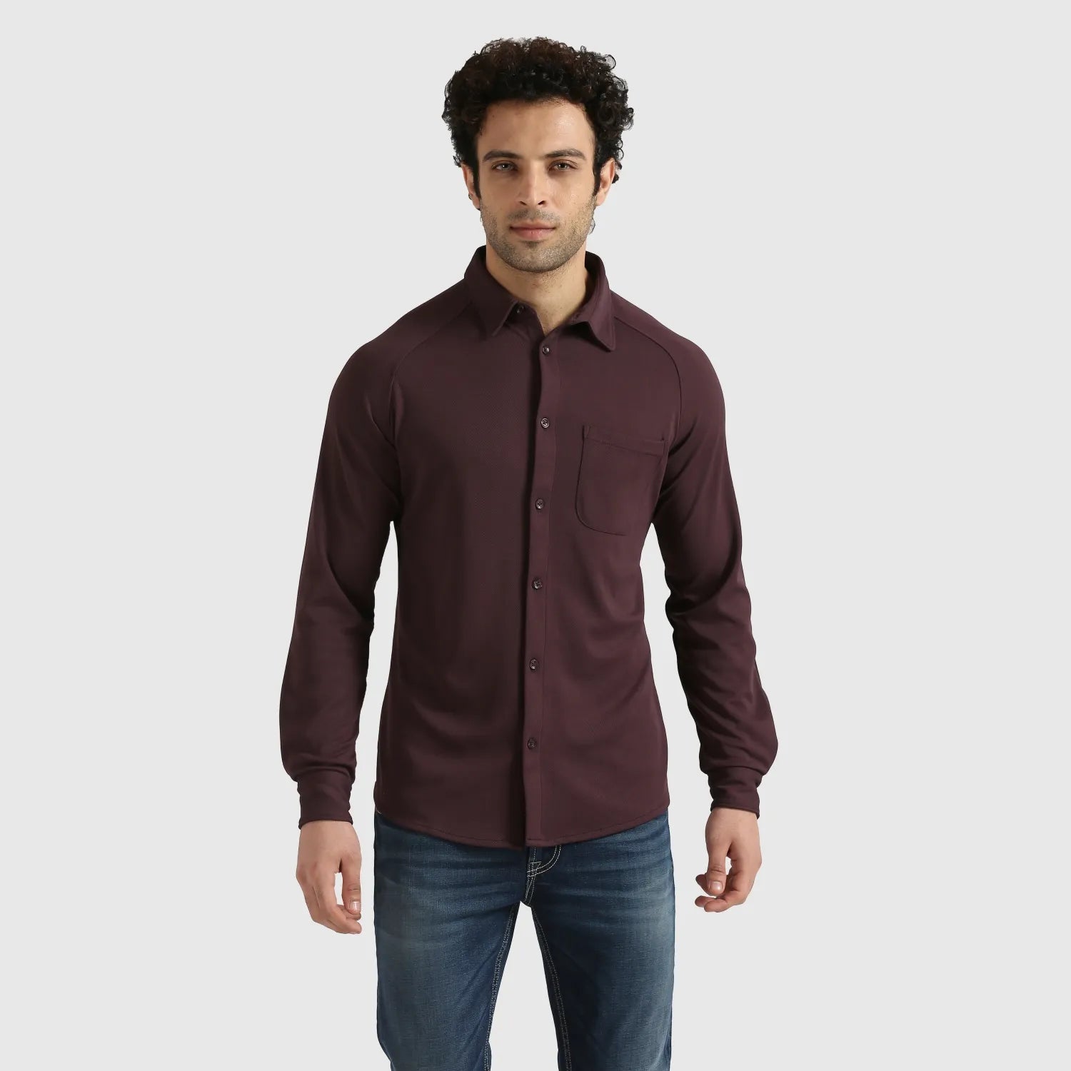 Esquire Men's Casual Shirt | Micro Polyester | Breathable Long Sleeve Shirt | Smart Shirt