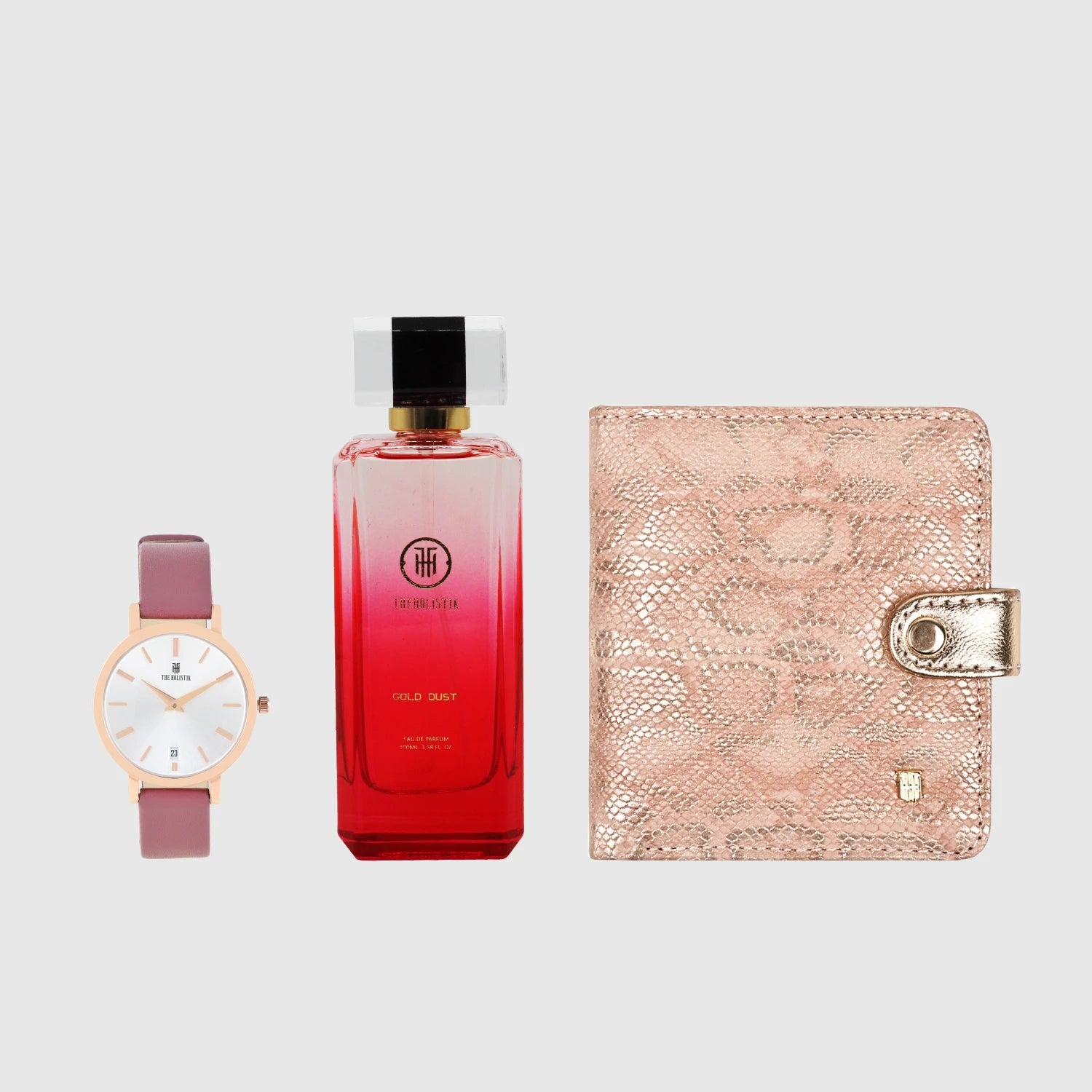 Fascination Women’s Watch Parfum Wallet Combo