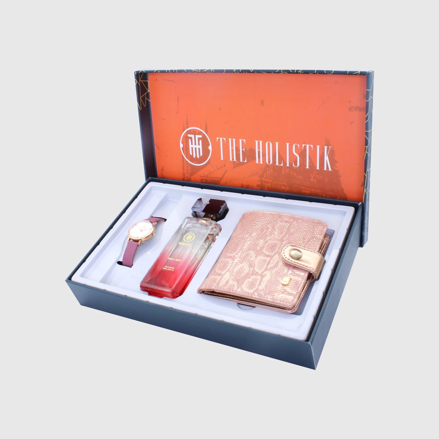 Fascination Women’s Watch Parfum Wallet Combo