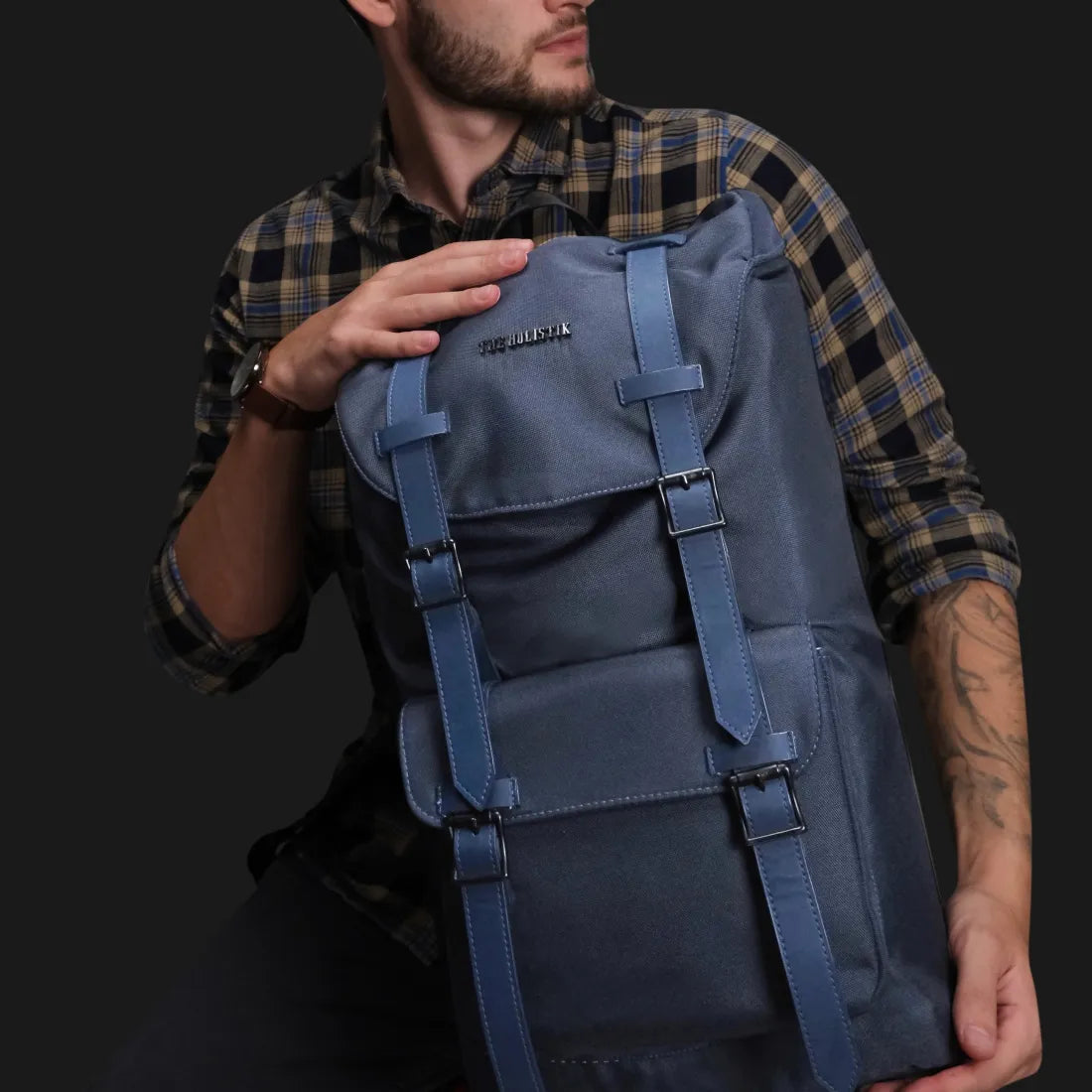 Gear Up Laptop Backpack | Casual Backpack for Men | Travel Backpack | Blue