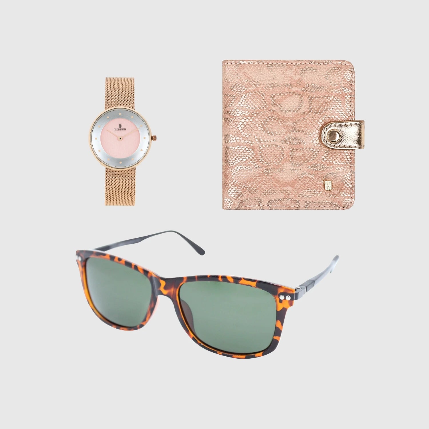 Imagination Women’s Watch Sunglasses Wallet Combo