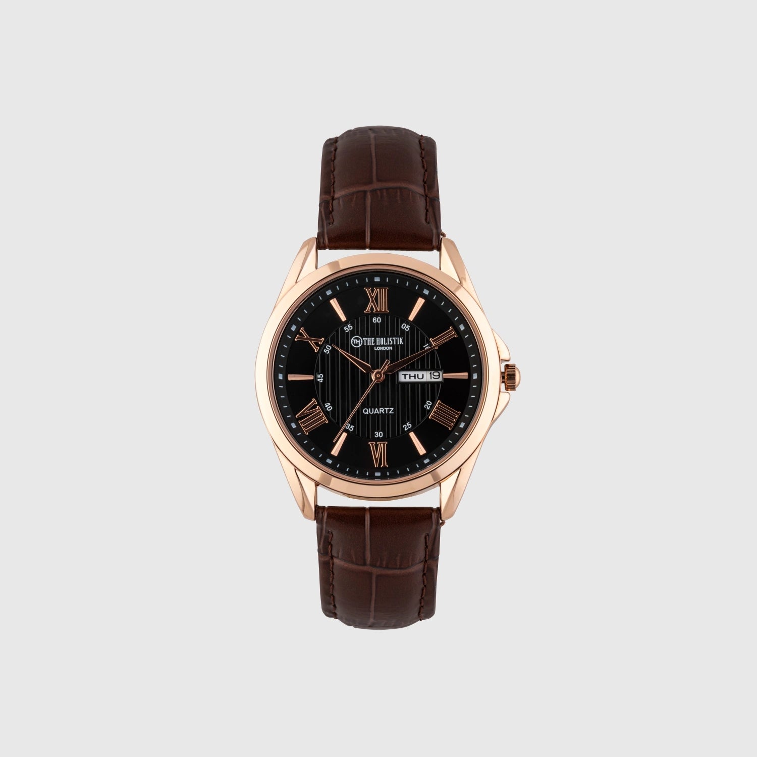Imperial Classic Business Watch for Men | Roman Dial | Day-Date Feature | Premium Design