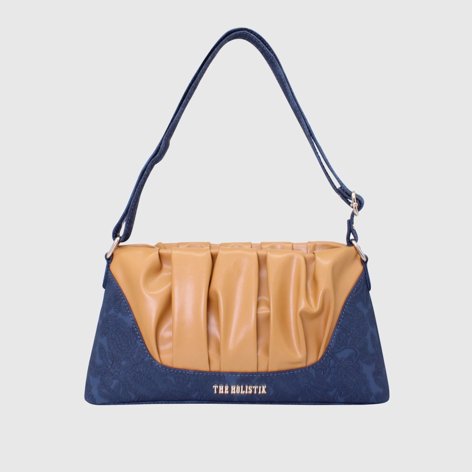 Ishante Party Sling Bag for Women | Party Sling Purse | Grey/Tan/Blue