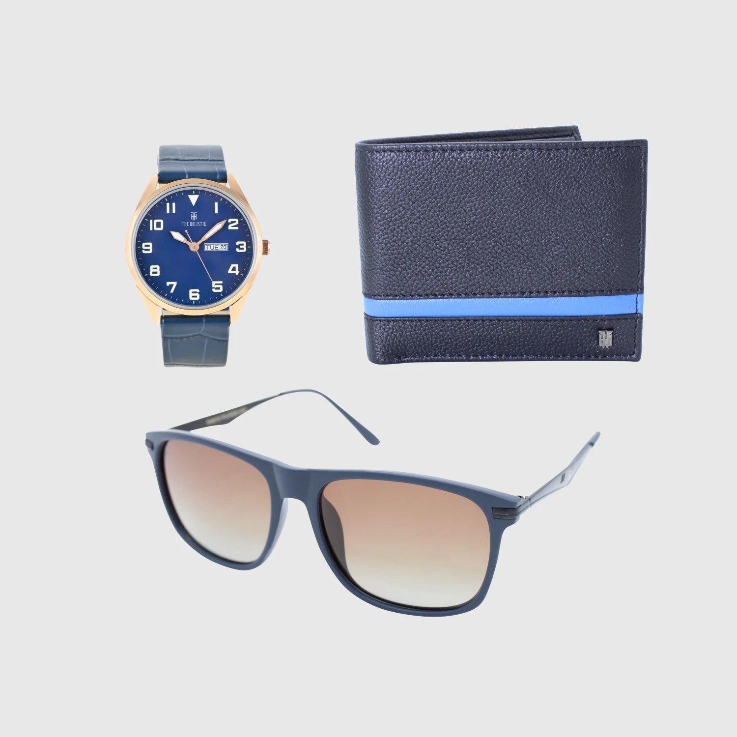 Mover II Men’s Watch Sunglasses Wallet Combo