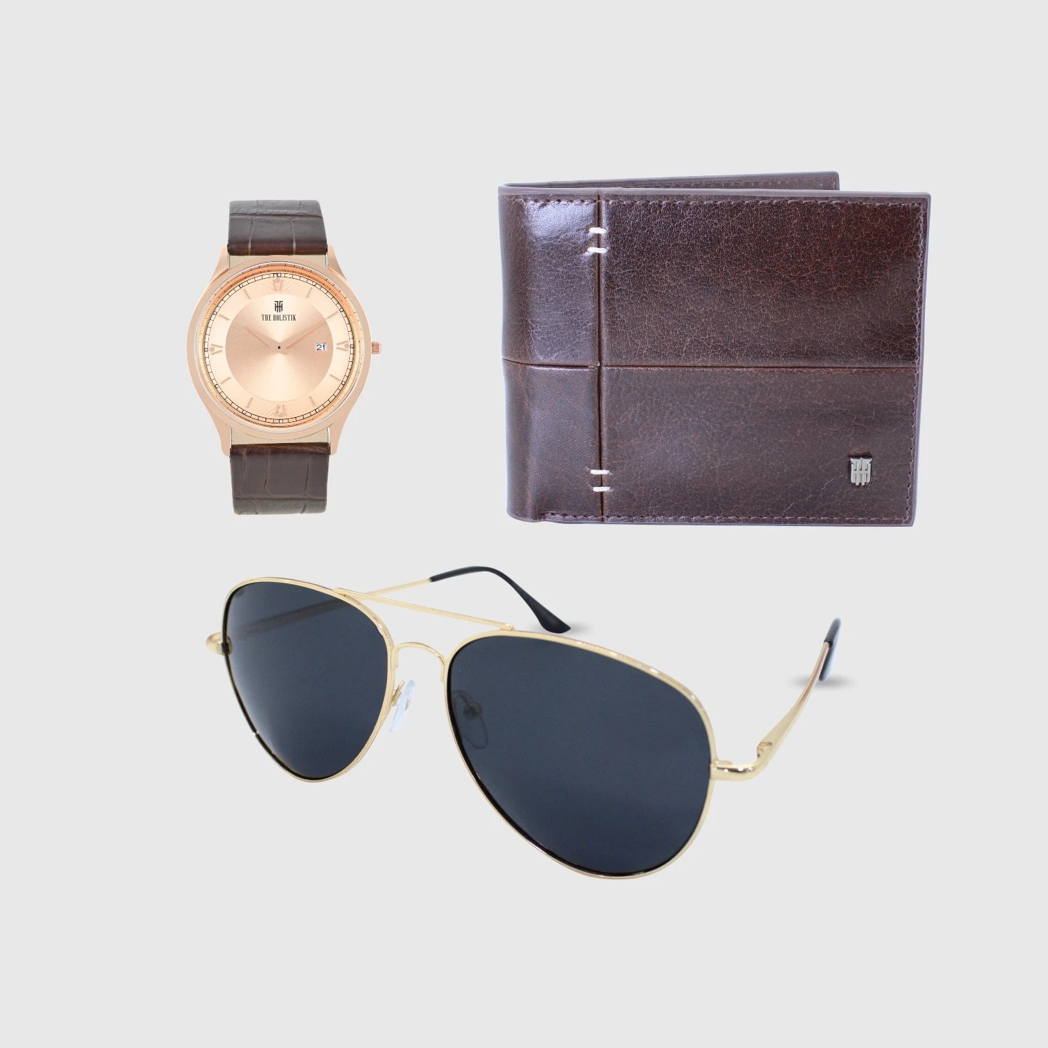 Mover III Men’s Watch Sunglasses Wallet Combo