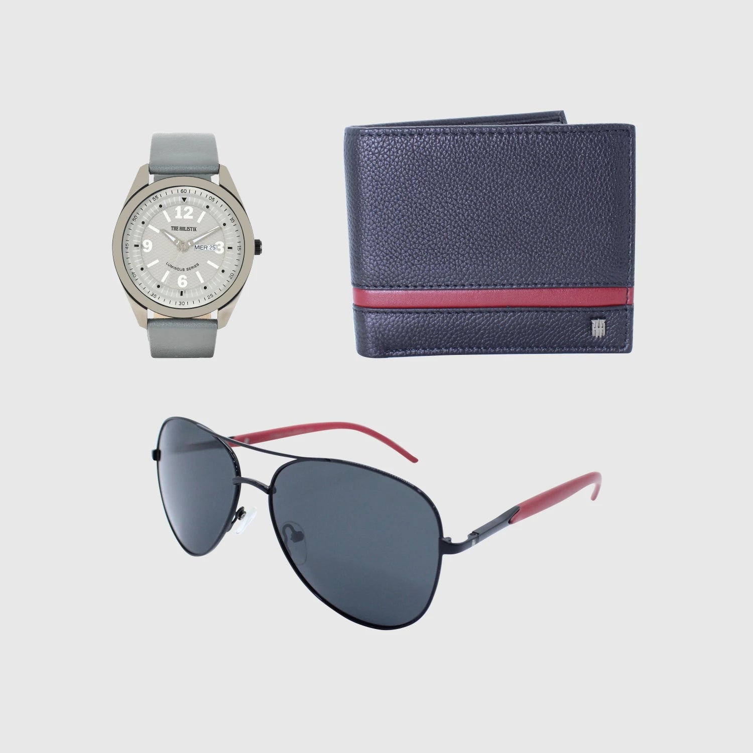 Mover Men’s Watch Sunglasses Wallet Combo