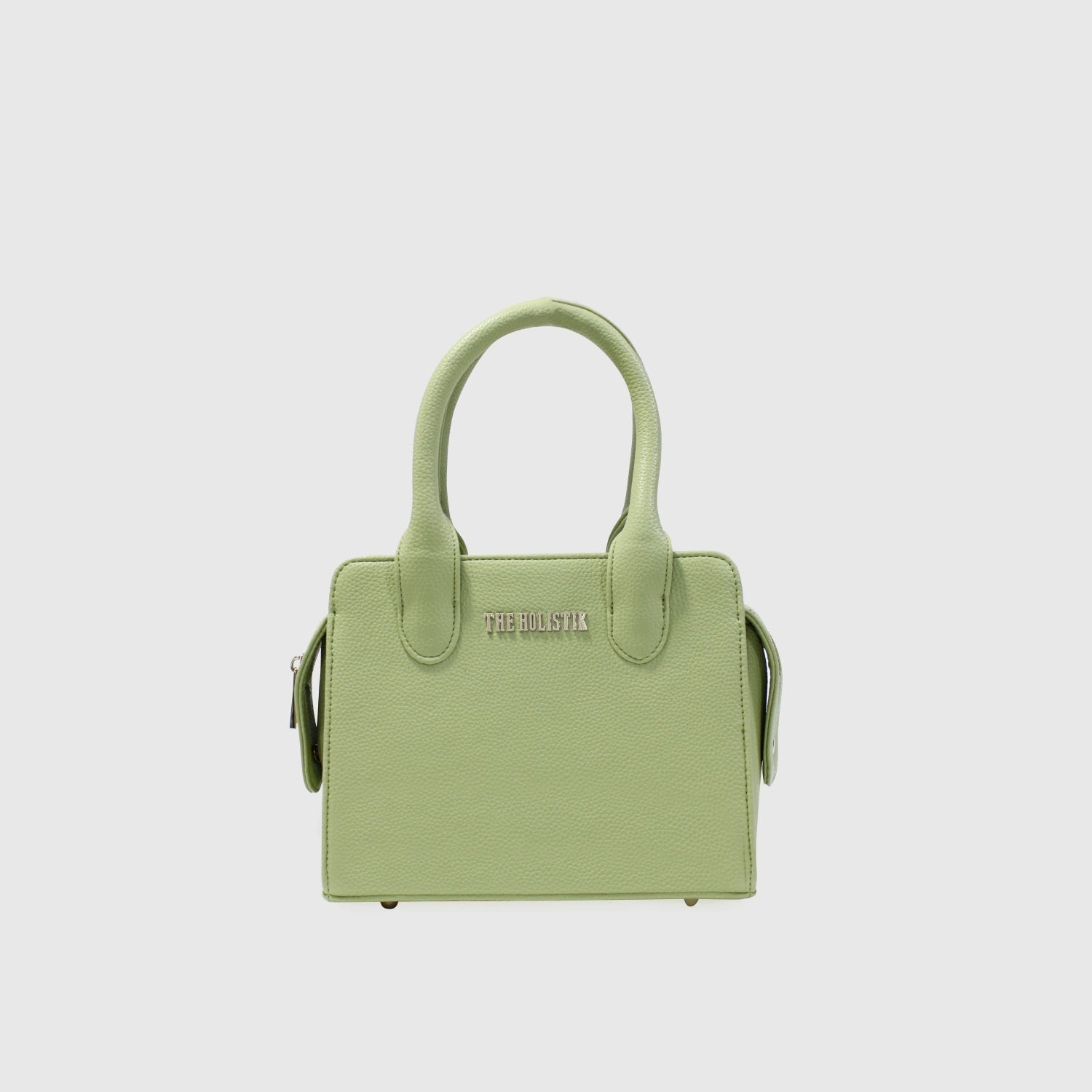 Naomi Handbag | Vegan Leather | Green/Pink/Black |Shoulder Bag