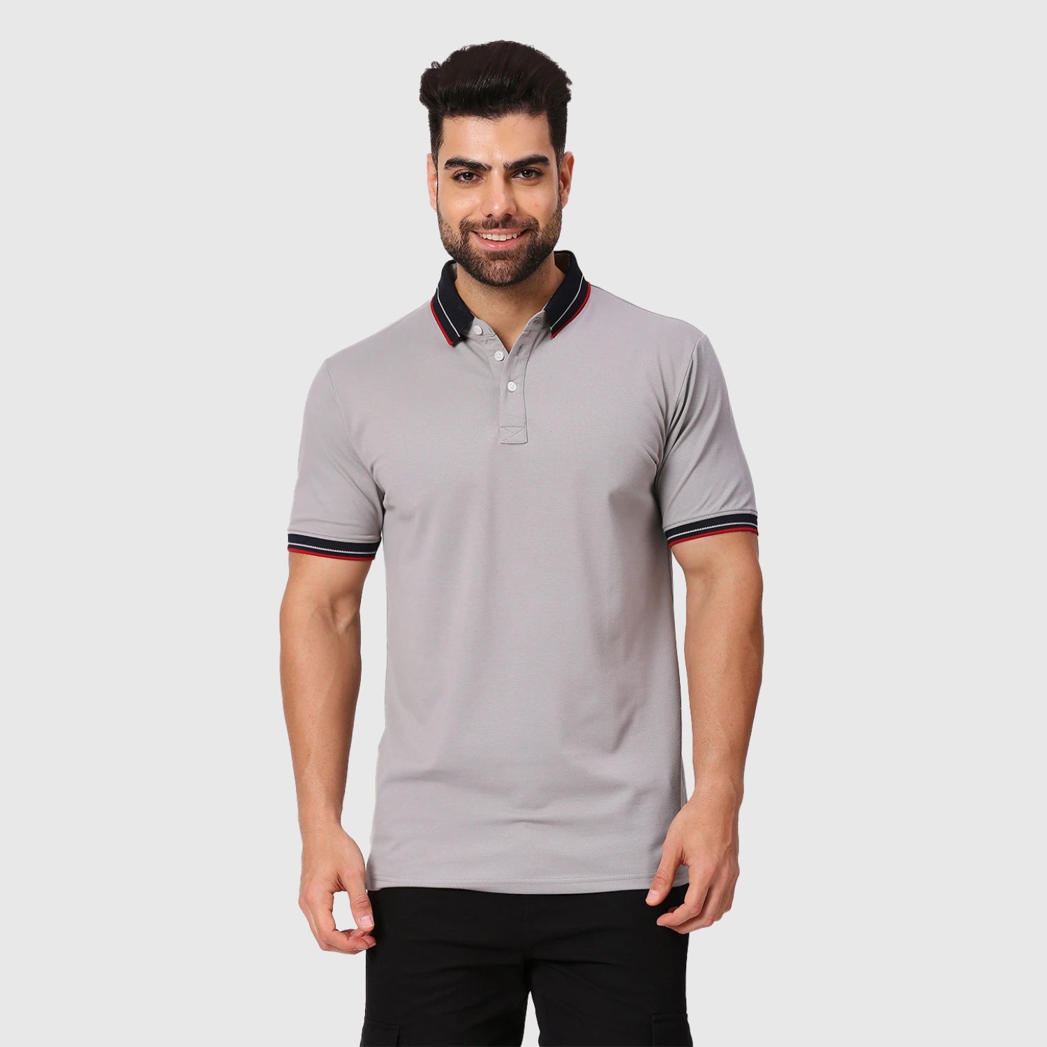 Panache Polo T-Shirt Men |Cotton Blend | Casual T-shirts | Jacquard collar