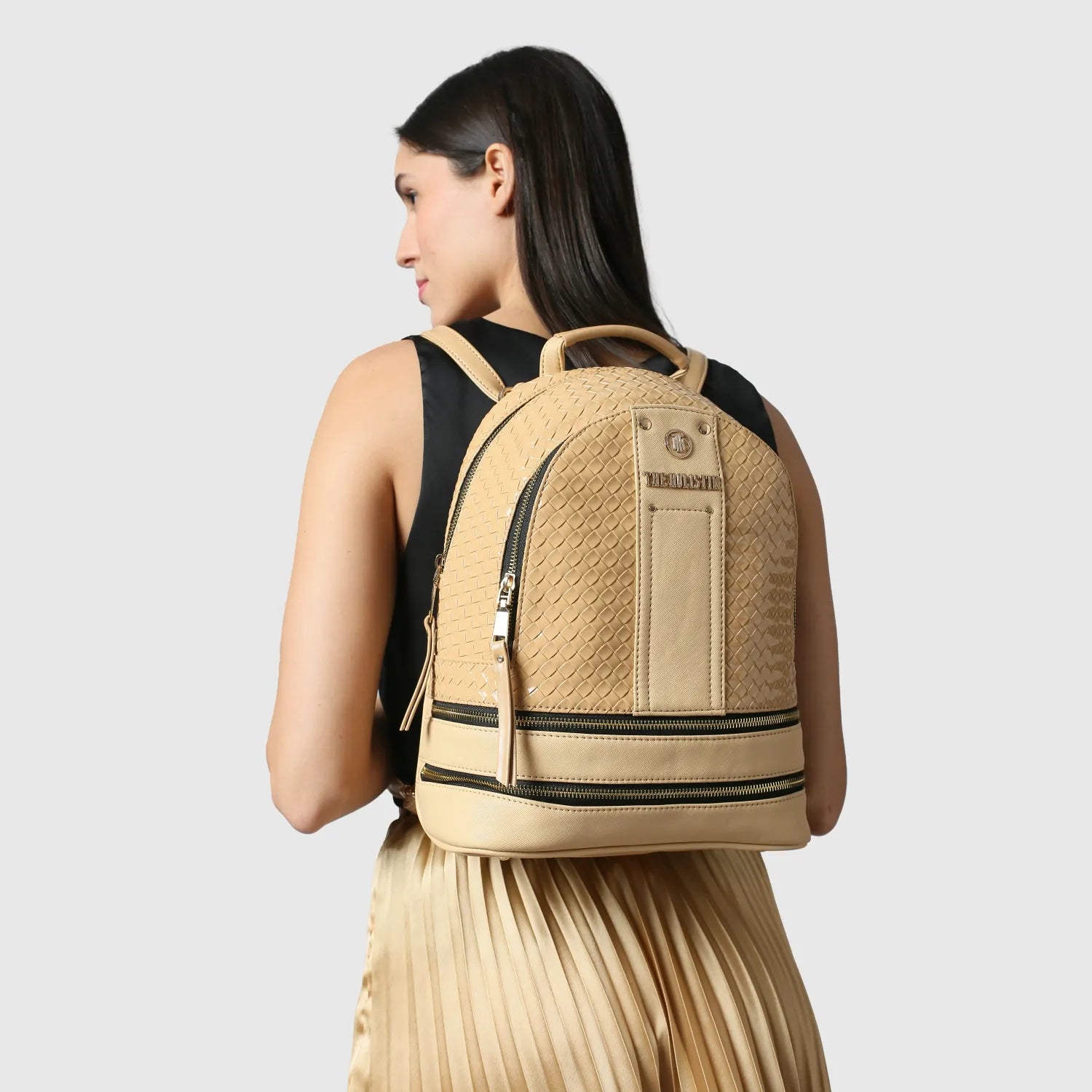 Retro Wave Backpack for Women | Girls College Backpack | Everyday Backpack