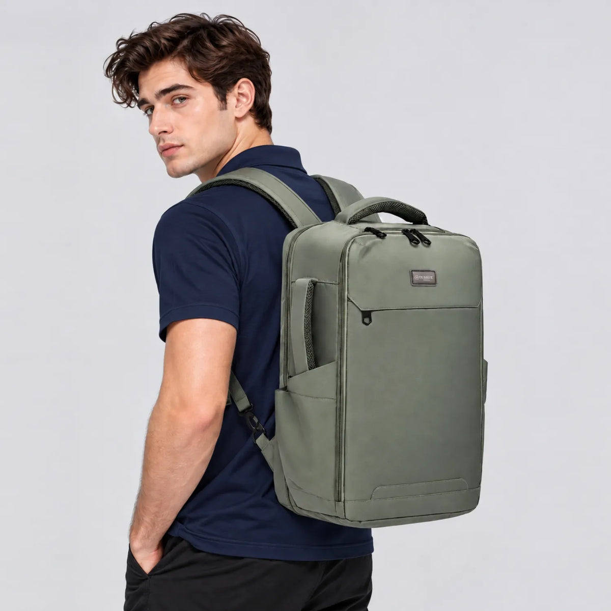 Terra X Expandable Travel Backpack with Hanging Organizer | Water-Resistant | The Holistik