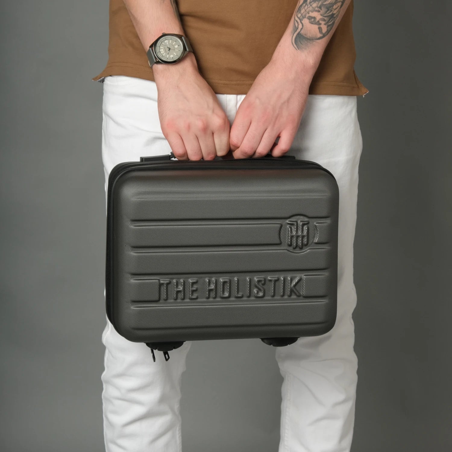 Voyager Travel Case | Mini Elegant Travel  Bag | ABS | Grey | Luggage