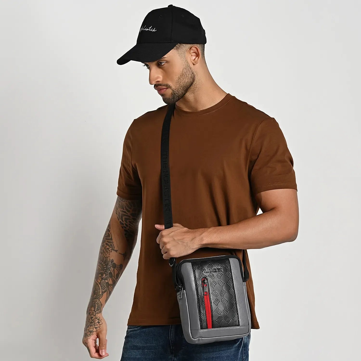 Clever Stylish Sling Bag | Travel Sling Bag Men | Everyday Sling Bag | Phone Bag Men