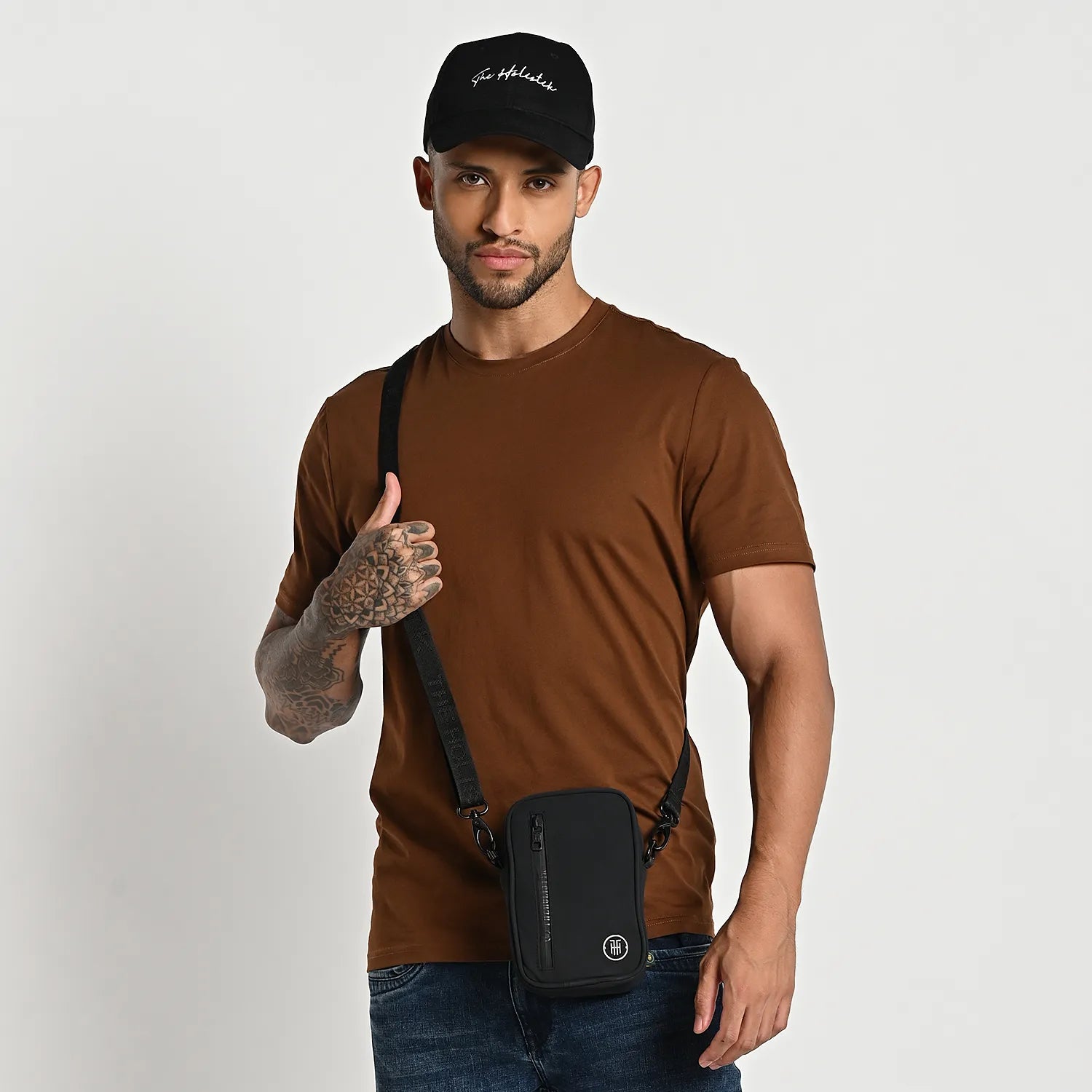 Jumper Travel Sling Bag for Men | Everyday Sling Bag | Water Resistant | Phone Bag Men