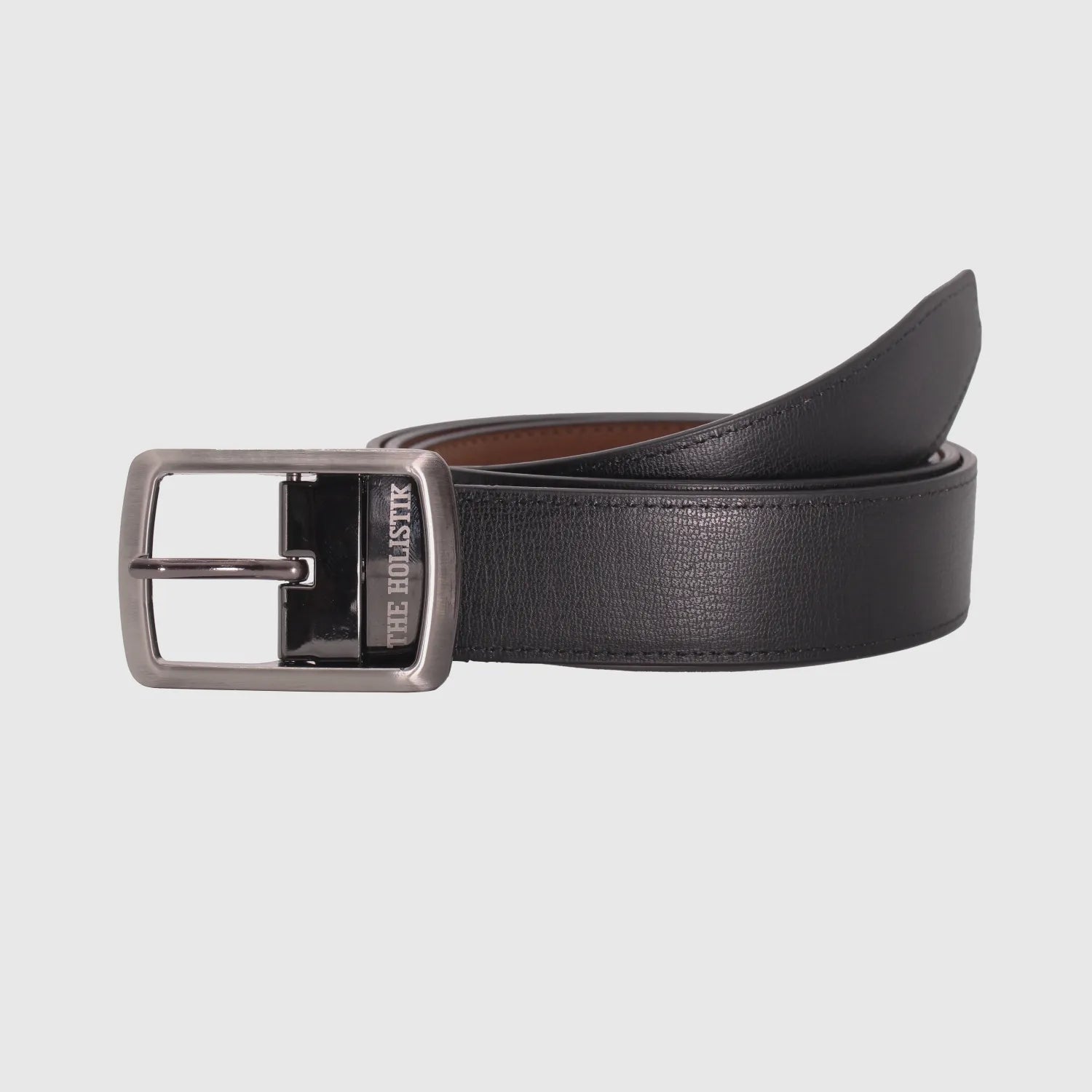 FlipSide Men`s Reversible Belt | Reversible Belt Strap Black/Tan-Brown | Formal/Casual Belt