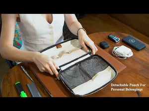 remium faux leather laptop sleeve with detachable pouch.
laptop sleeve For Womens.