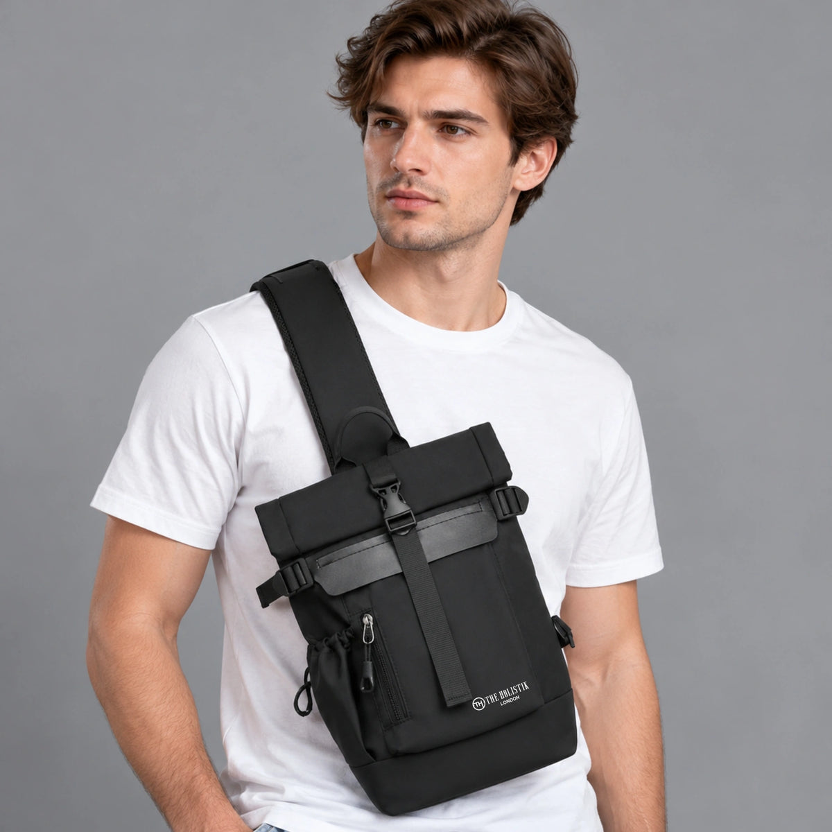 Axiom Sling Bag for Men | Water-Resistant Nylon Crossbody Bag