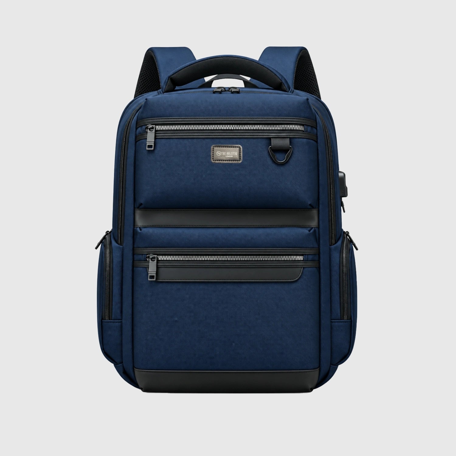 Cavell Travel & Office Laptop Backpack | with USB Charging Port | Upto 17” Laptop Compatible | The Holistik