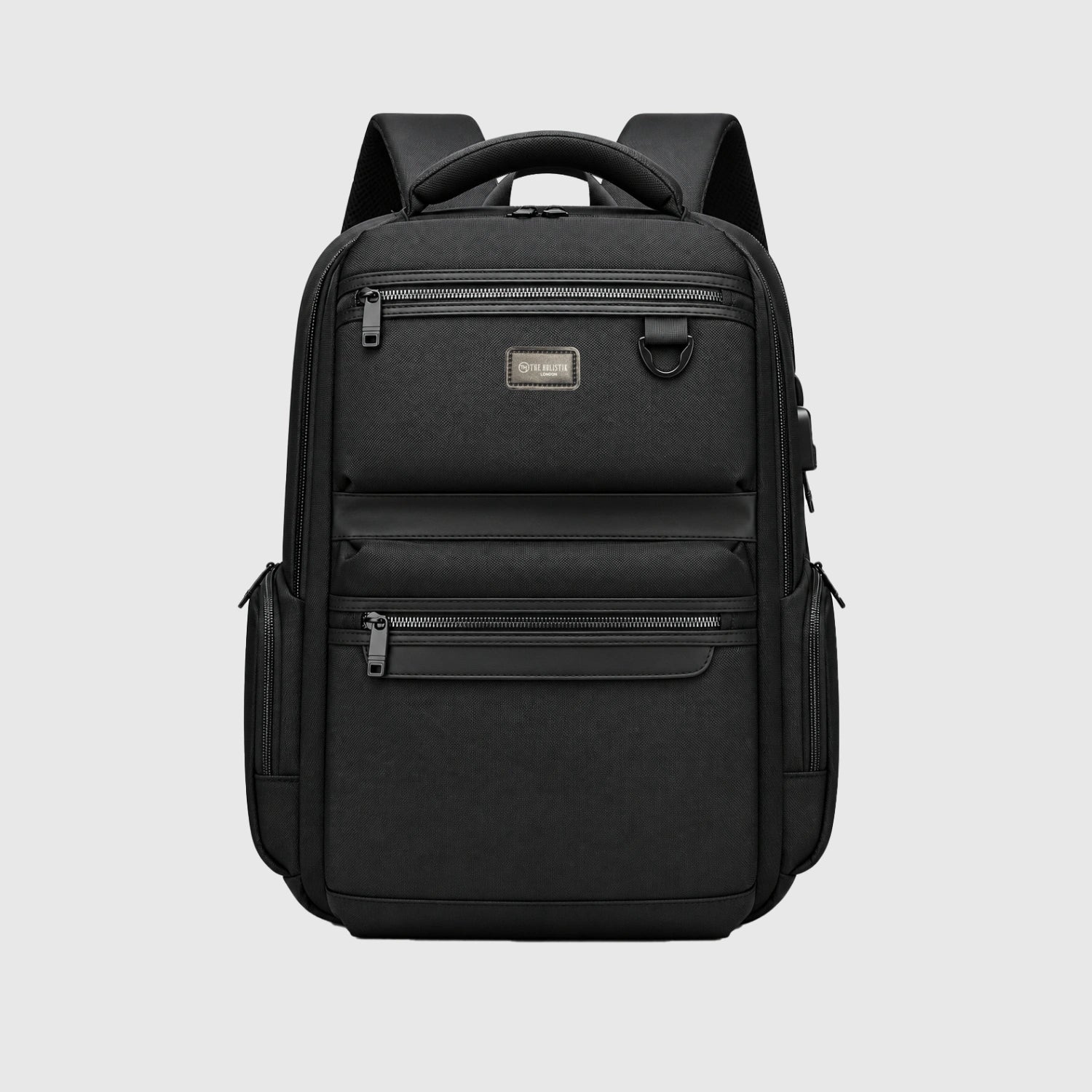 Cavell Travel & Office Laptop Backpack | with USB Charging Port | Upto 17” Laptop Compatible | The Holistik