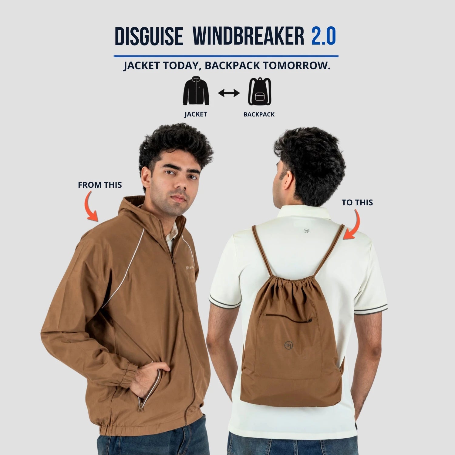 Disguise Windbreaker 2.0 Jacket backpack