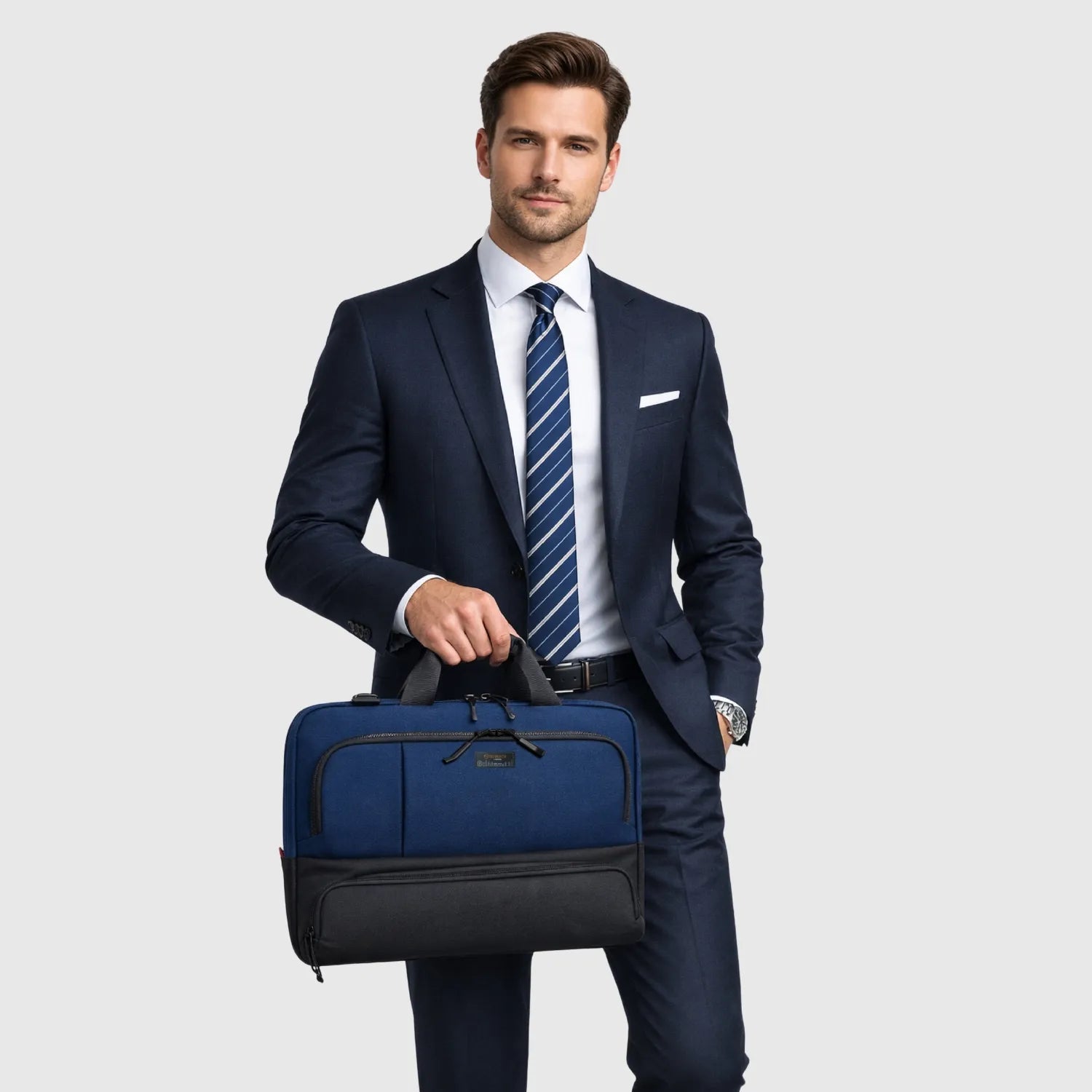 Edge Pro Laptop Bag | Water-Resistant | 15" Padded Laptop & iPad Compartment | Office, Business & Travel Bag