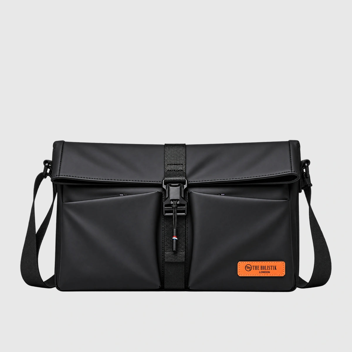 Grid Men’s Messenger Bag | Multiple Pockets & Tablet Compartment | Sling Bag | Crossbody Bag