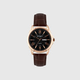 Imperial Classic Business Watch for Men | Roman Dial | Day-Date Feature | Premium Design