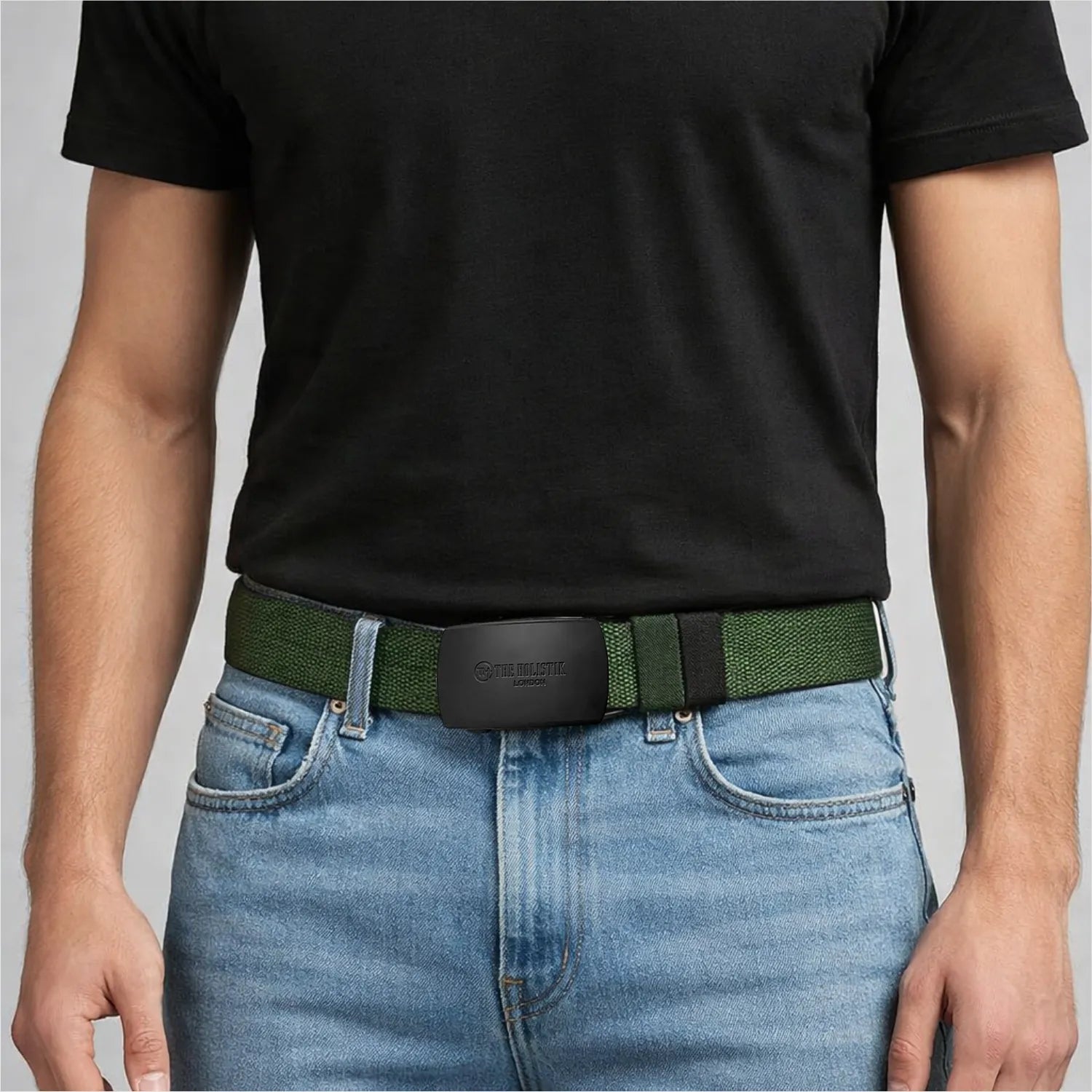 Looper Unisex Reversible Belt | Minimal Matte Buckle | Nylon Webbing Belt