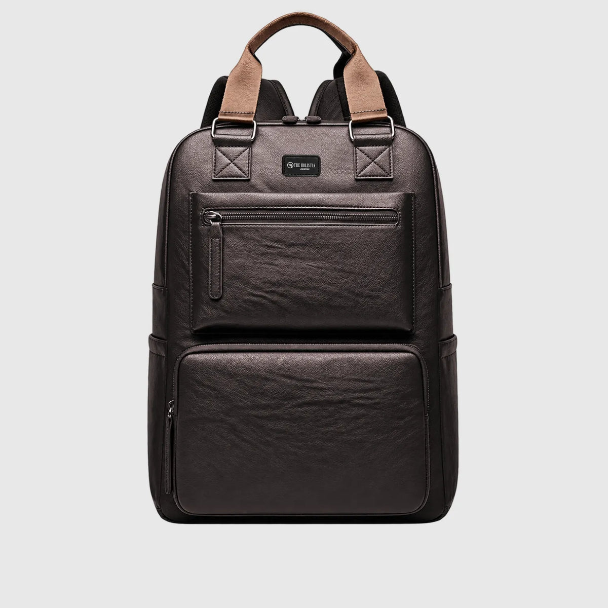 Montaro Men’s Brown Backpack | Multi-Pocket Backpack | Casual Business Backpack | The Holistik