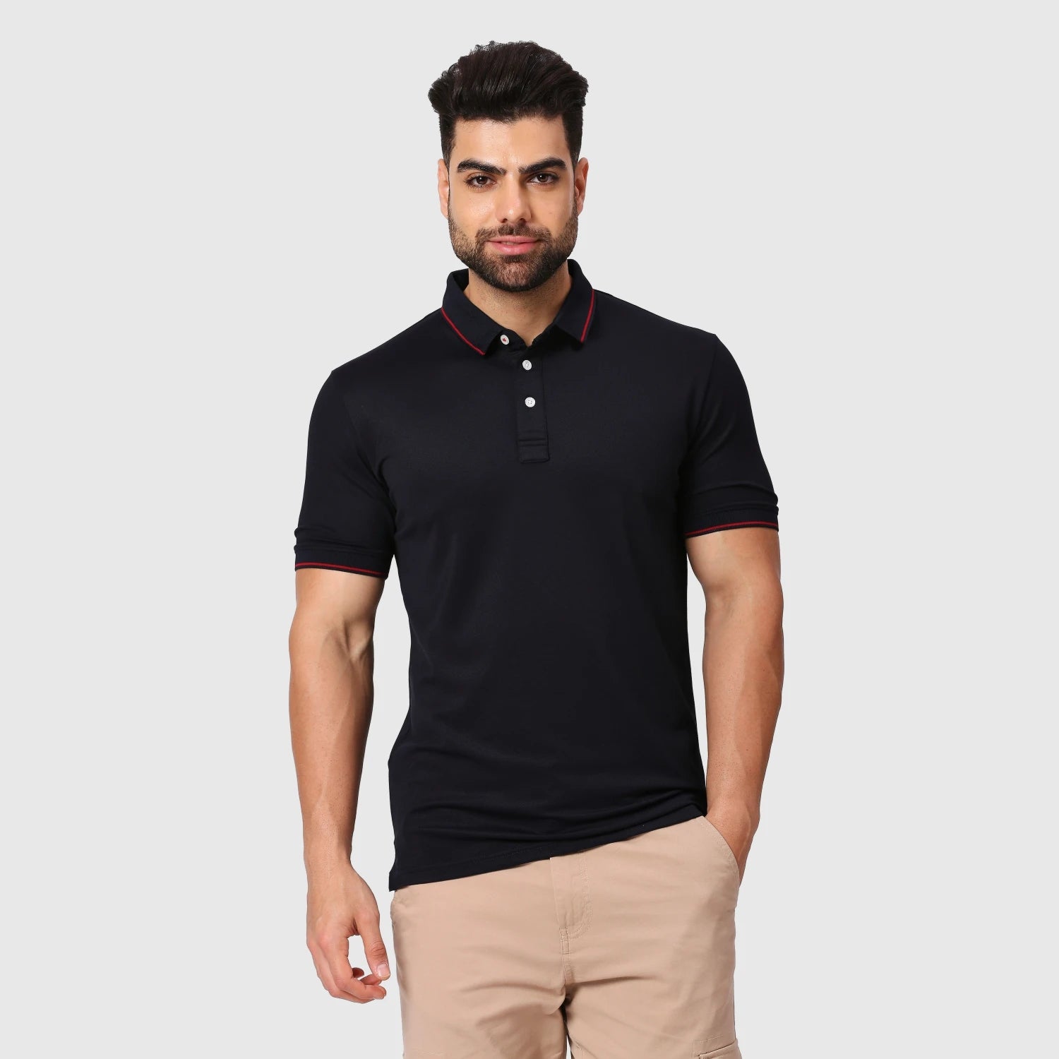 Mystic Polo T Shirt Men T Shirts Smart Casual Trendy Breathable THE HOLISTIK