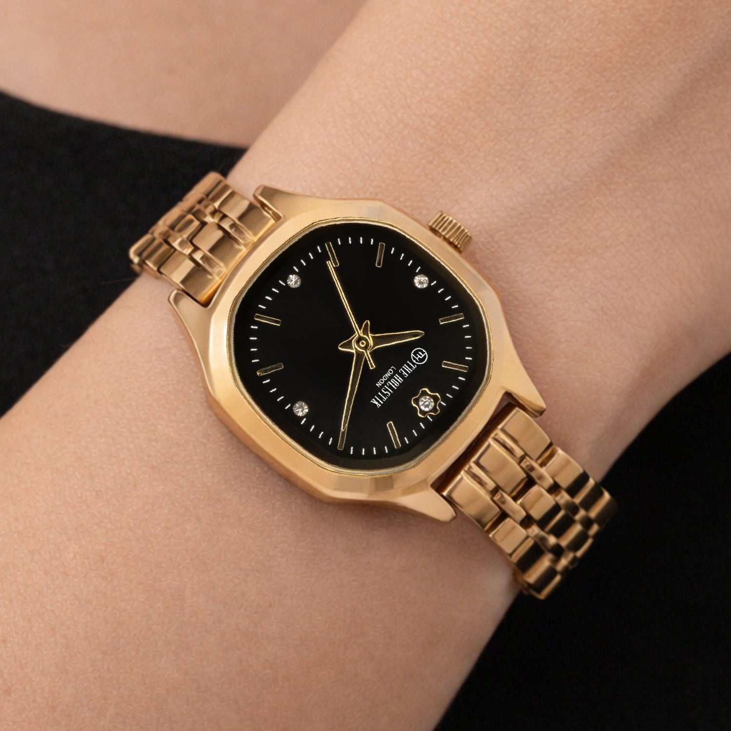 Opera Women’s Small Dial Watch | Slim Gold Strap | Classic Party & Occasion Wear Watch