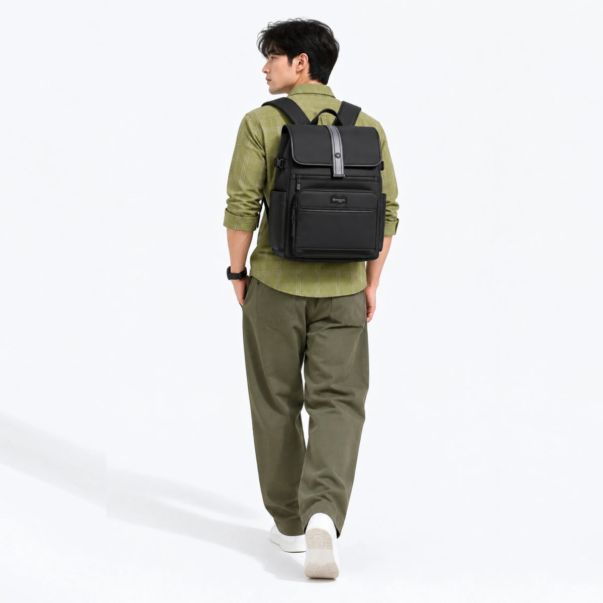 Vantage Laptop Backpack for Men & Women | Fits 16-Inch Laptops | Water-Resistant Travel Backpack | The Holistik