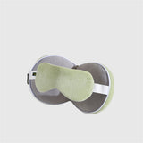 Velour Ribbed Ultra-Soft Eye Mask | Soft Cushion Support| Restful Sleep Anywhere