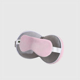 Velour Ribbed Ultra-Soft Eye Mask | Soft Cushion Support| Restful Sleep Anywhere