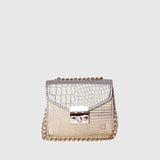 Vibrant Women’s Mini Party Purse | Mini Purse for Girls | Black/Gold/Pink