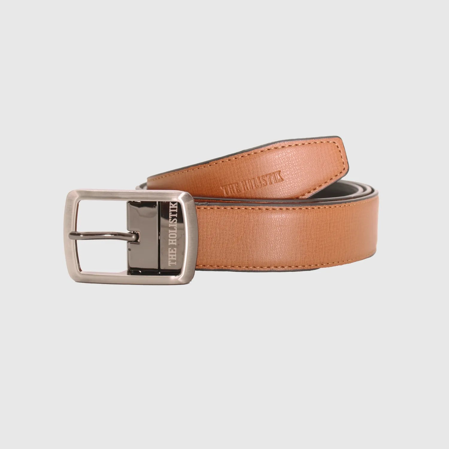 FlipSide Men`s Reversible Belt | Reversible Belt Strap Black/Tan-Brown | Formal/Casual Belt