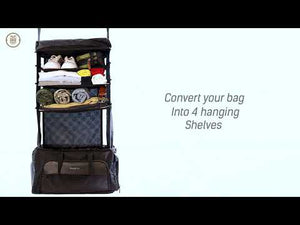 Organized duffle bag for business trips
TSA-approved duffle bag with lock