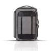 commuter backpack with apparel organizer, grey