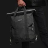 prime roll-top laptop backpack, black